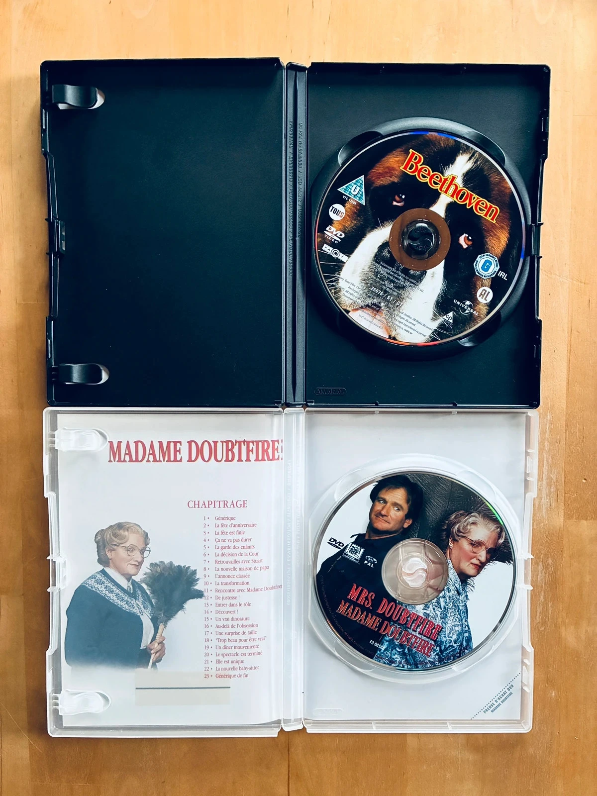 Lote 2 DVDs de comédias familiares cult dos anos 90: Beethoven e Madame Doubtfire. – photo 2